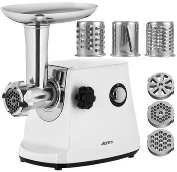 Электрическая мясорубка с насадками для шинковки Ardesto MGA-1750R 84198 фото