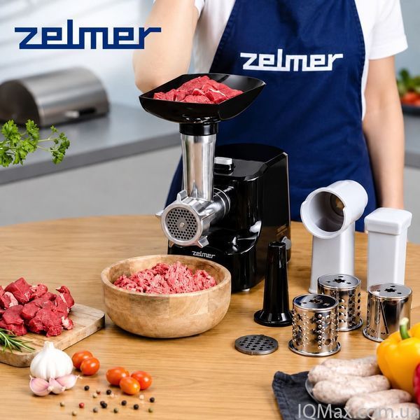 Електрична м'ясорубка з шинковкою Zelmer ZMM1525B 84032 фото