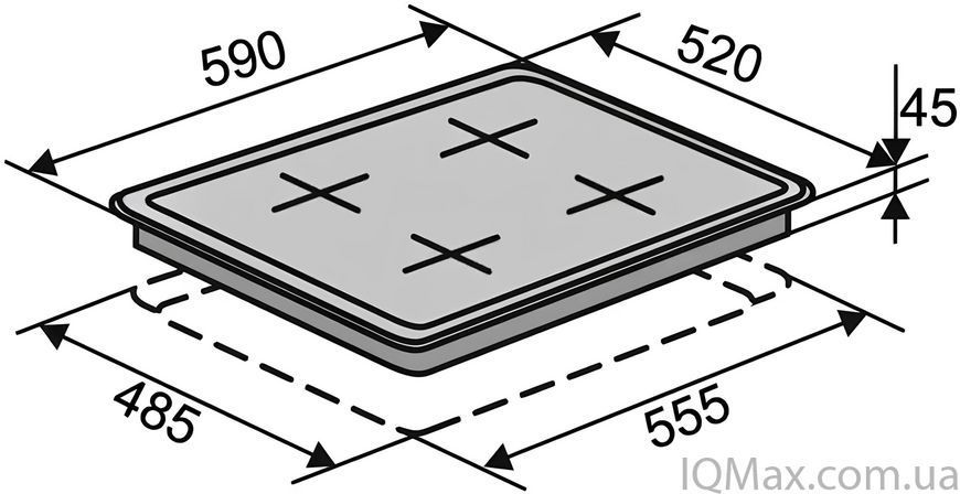 Варочная поверхность электрическая Ventolux HV 65 TC SL 86061 фото