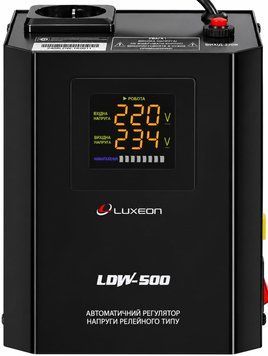 Релейный стабилизатор напряжения Luxeon LDW-500 BLACK 83599 фото