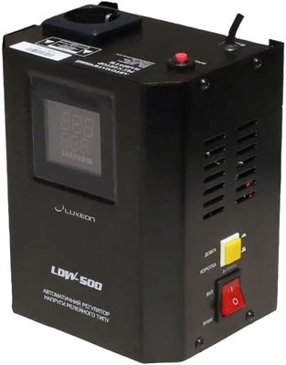 Стабілізатор Luxeon LDW-500 чорний 83599 фото
