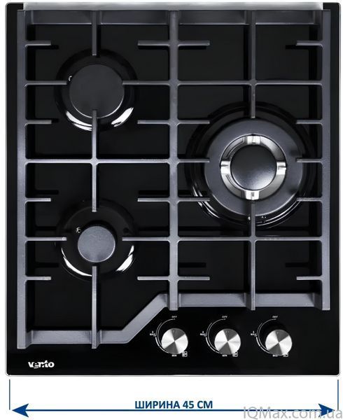 Варочная поверхность газовая Ventolux HG430 L7 CEST (BK) 85672 фото