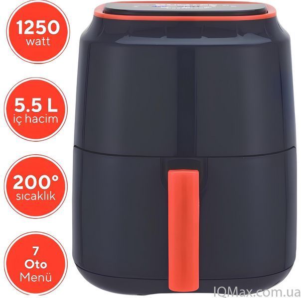Мультипечь аэрофритюрница Kumtel HAF-09 85524 фото