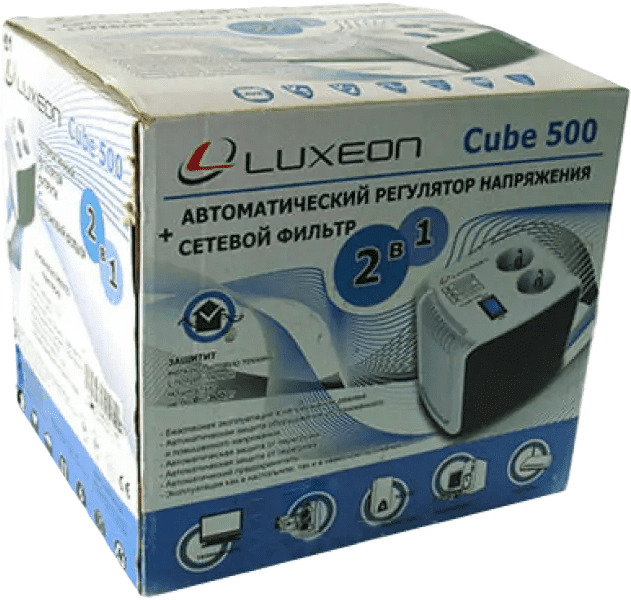 Стабілізатор Luxeon CUBE-500 83803 фото