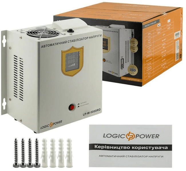 Стабілізатор LogicPower LP-W-5000RD 80726 фото