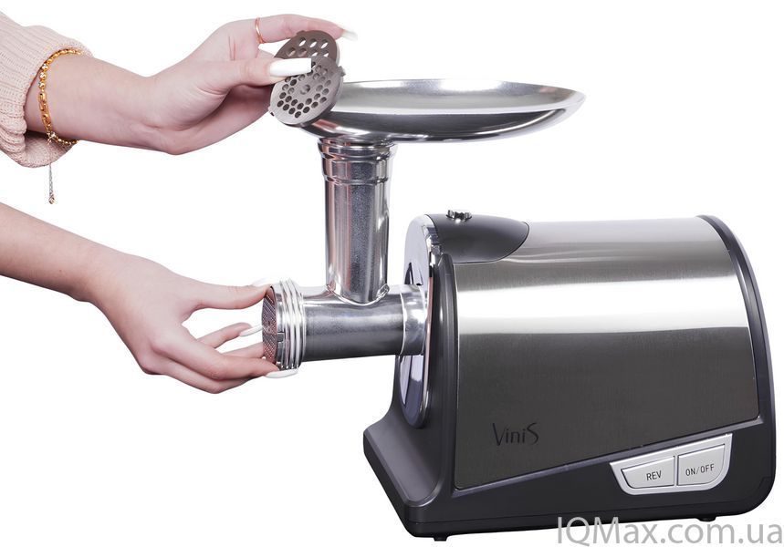 Електрична м'ясорубка з соковижималкою та шинковкою Vinis VMG-1508B 76880 фото