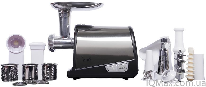 Електрична м'ясорубка з соковижималкою та шинковкою Vinis VMG-1508B 76880 фото