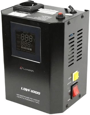 Стабілізатор Luxeon LDW-1000 чорний 83600 фото