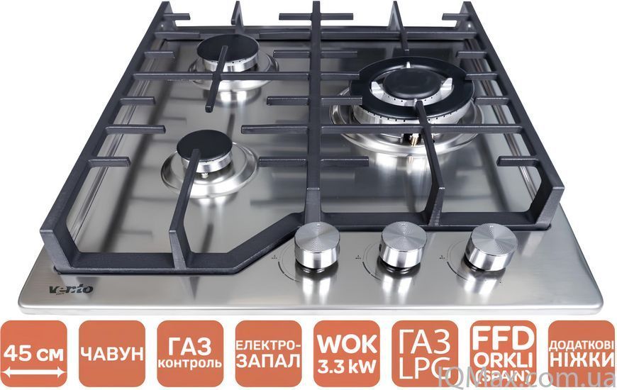 Варочная поверхность газовая Ventolux HG430 L7 CEST (X) 85673 фото