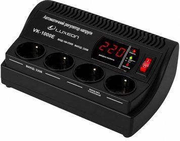 Стабилизатор напряжения релейный Luxeon VK-1000E 48664 фото