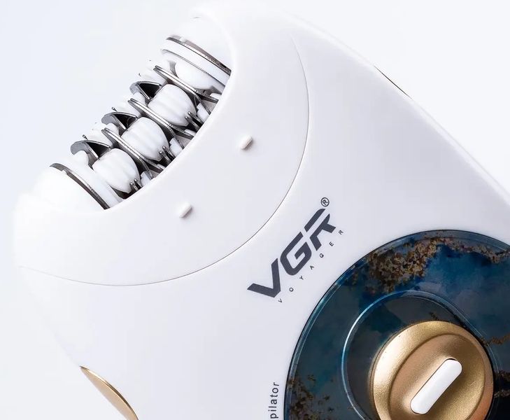 Эпилятор женский VGR V-706 аккумуляторный, лазурит 84637 фото