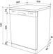 Посудомоечная машина отдельностоящая Ventolux DW 6012 4M NA FS 81474 фото 8