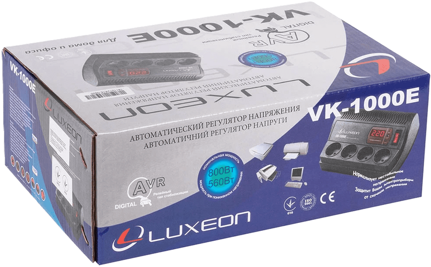 Стабілізатор Luxeon VK-1000E 48664 фото