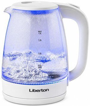Електрочайник скляний Liberton LEK-6807 85216 фото