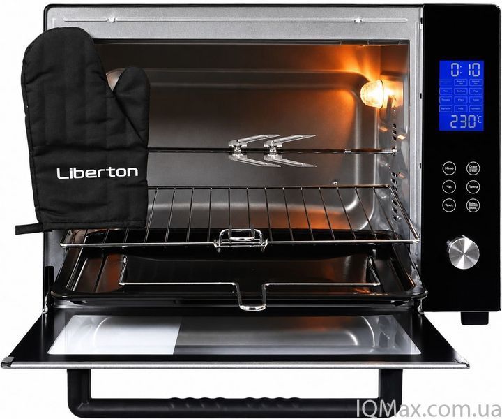 Електрична піч з конвекцією Liberton LEO-601E SILVER 84344 фото