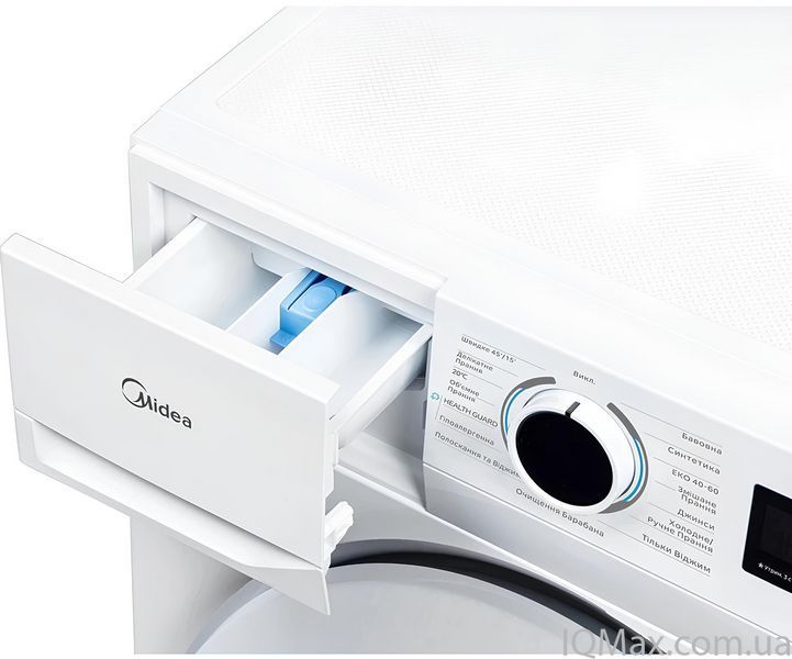 Інверторна пральна машина Midea MF110W60B/W-UA 85527 фото