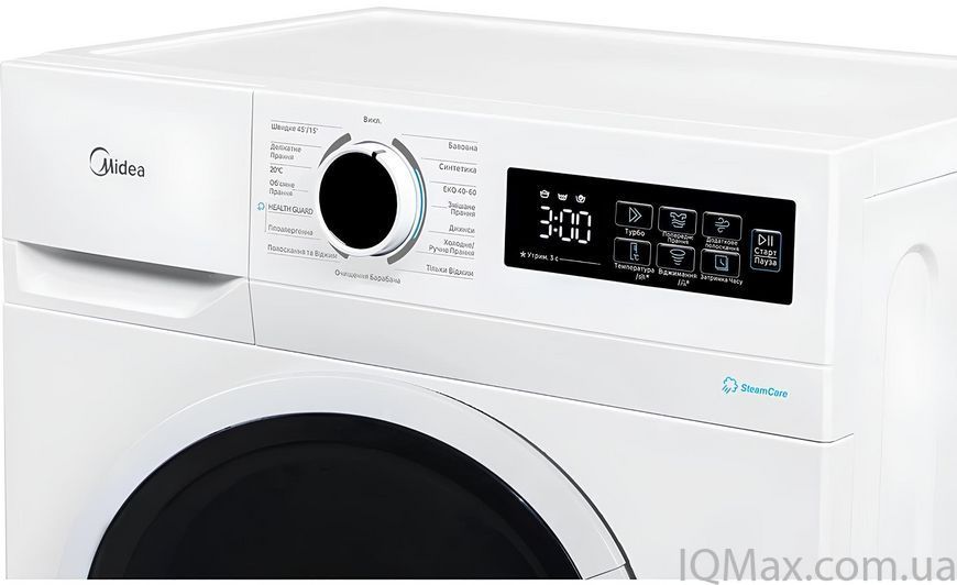 Інверторна пральна машина Midea MF110W60B/W-UA 85527 фото