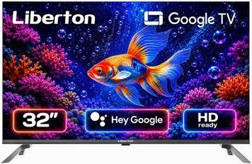 LED телевізор 32" Smart Google TV Liberton LTV-32H07GT 85786 фото