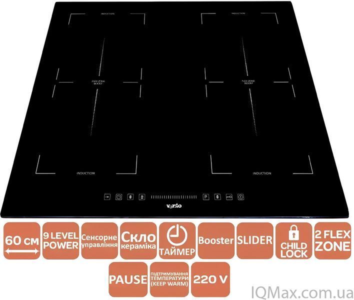 Варочная поверхность индукционная Ventolux HI 64 TC FBS SQFZ SL 84997 фото