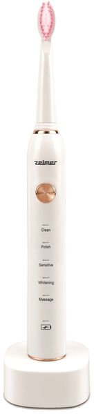 Электрическая зубная щетка Zelmer ZTB1010W 84345 фото