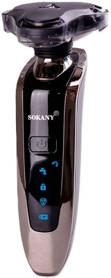 Електробритва Sokany SK-378 водонепроникна акумуляторна 84534 фото