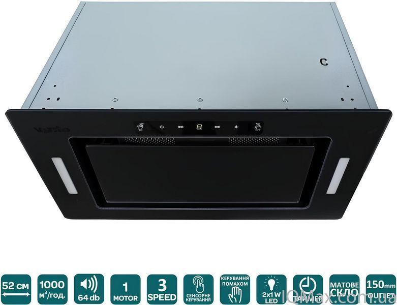 Кухонная вытяжка встроенная Ventolux PUNTO 52 MBG (1000) TC MS 85755 фото