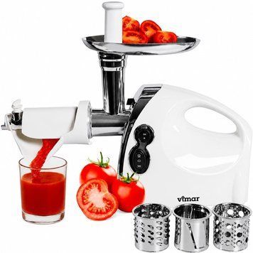 Электрическая мясорубка с соковыжималкой Vimar VMG-1522W 77664 фото