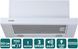 Кухонная вытяжка телескопическая встроенная Ventolux GARDA 50 WH (750) SMD LED 81659 фото 2