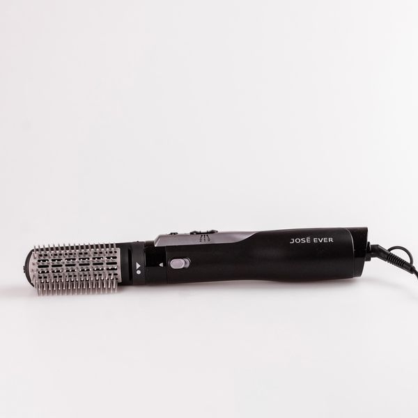 Фен-щітка для волосся Sokany JE-204 з двома насадками чорно-сріблястий 84673 фото