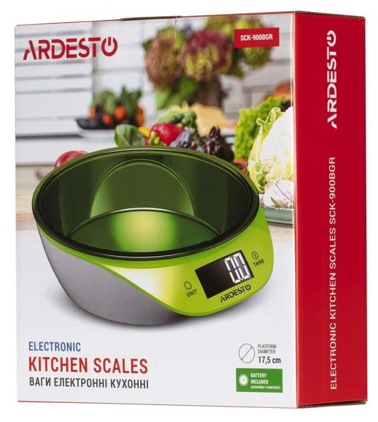 Весы кухонные Ardesto SCK-900Bgr 82777 фото