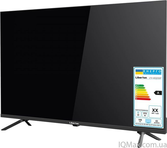QLED телевізор 43'' Smart Google TV 4K Ultra HD Liberton LTV-43Q02GT 85788 фото