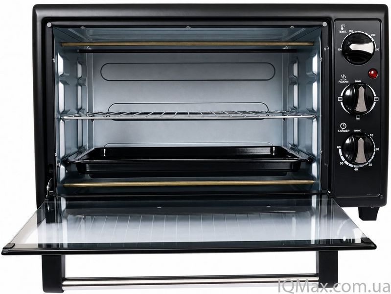 Електрична піч з грилем Liberton LEO-350 BLACK 77730 фото