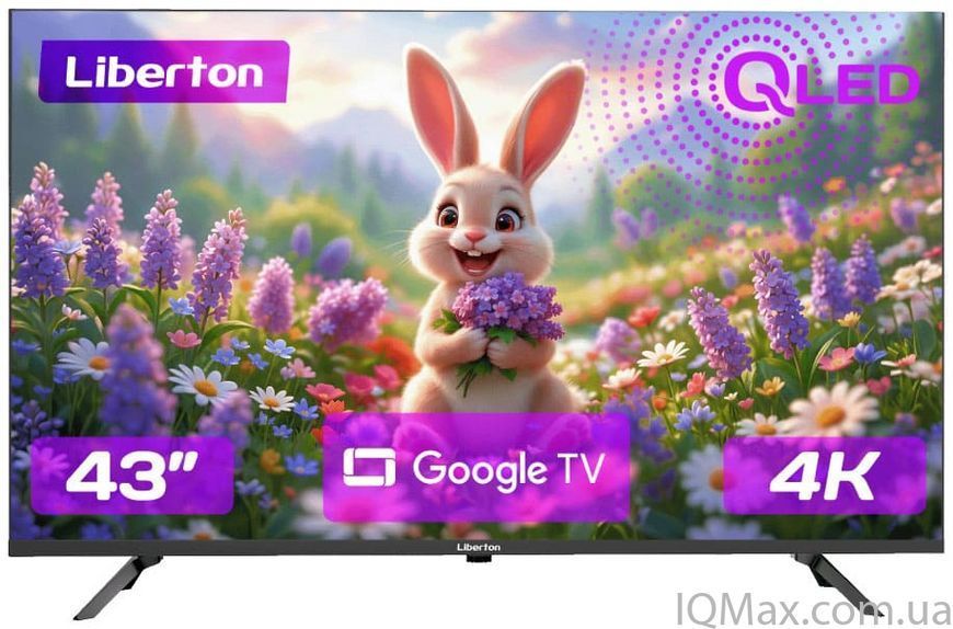 QLED телевізор 43'' Smart Google TV 4K Ultra HD Liberton LTV-43Q02GT 85788 фото