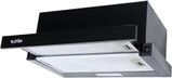 Кухонна витяжка телескопічна вбудована Ventolux GARDA 50 BK (700) LED 2S 85729 фото