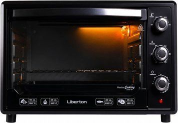 Електрична піч з конвекцією Liberton LEO-480 BLACK 82901 фото