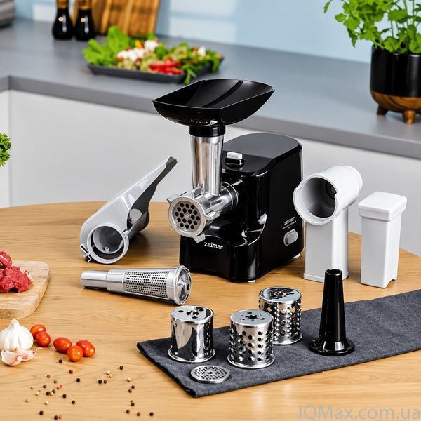 Электрическая мясорубка с соковыжималкой и шинковкой Zelmer ZMM1530B 83819 фото