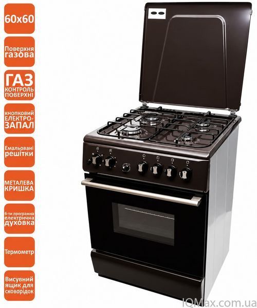 Плита комбинированная Ventolux GE 6060 ES (BR) 84981 фото