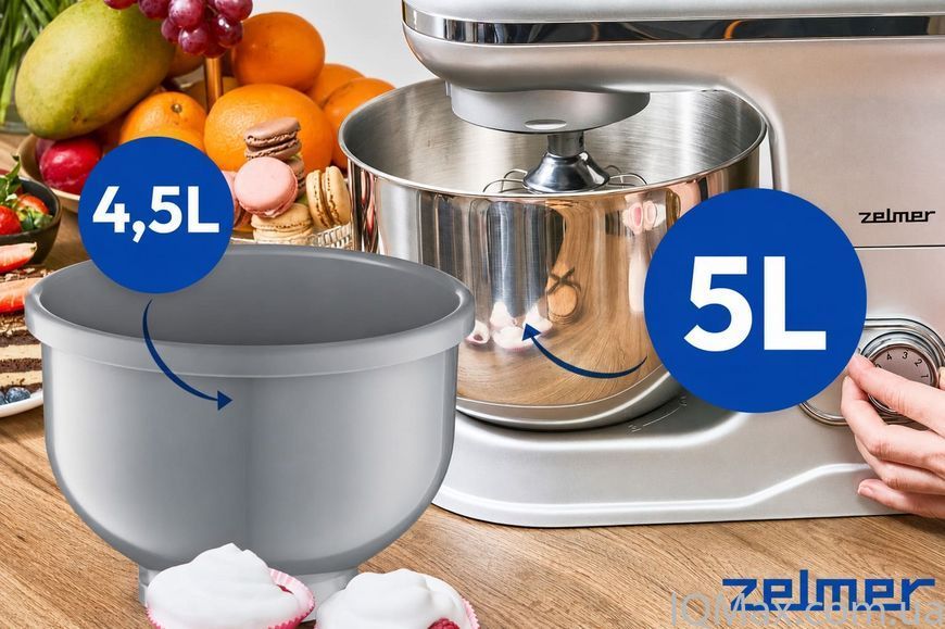 Планетарный миксер тестомес Zelmer ZKR1360 84723 фото
