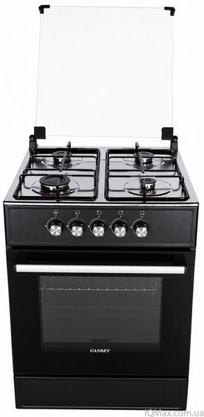 Плита газова з газовою духовкою Canrey CGK 6040S Black/Inox 85581 фото