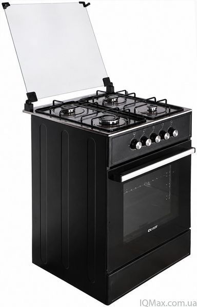 Плита газова з газовою духовкою Canrey CGK 6040S Black/Inox 85581 фото