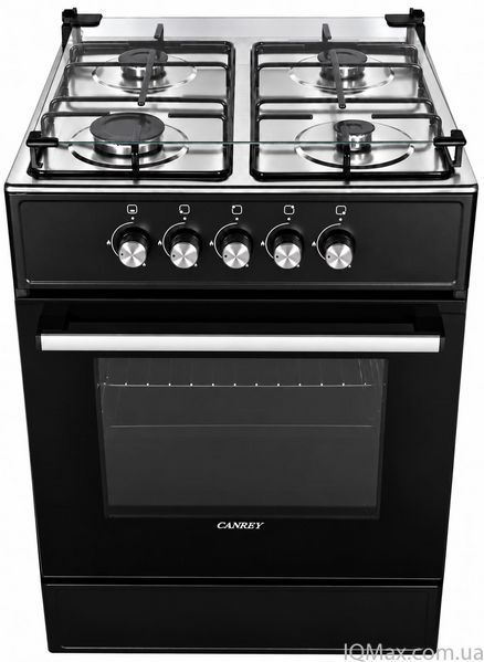 Плита газова з газовою духовкою Canrey CGK 6040S Black/Inox 85581 фото