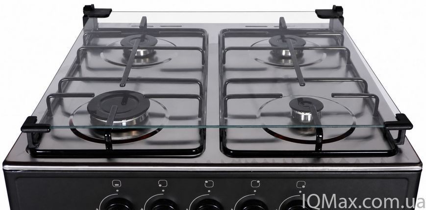 Плита газова з газовою духовкою Canrey CGK 6040S Black/Inox 85581 фото