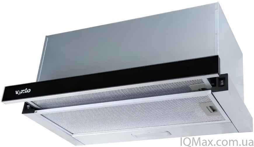 Кухонна витяжка вбудована телескопічна Ventolux GARDA 60 BG (1000) LED 2S 85733 фото