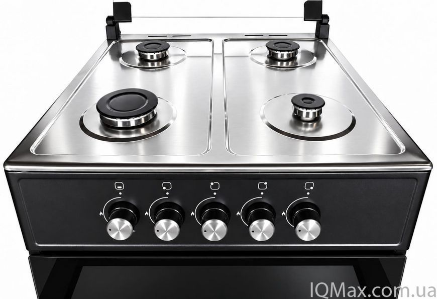 Плита газова з газовою духовкою Canrey CGK 6040S Black/Inox 85581 фото