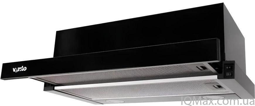 Кухонная вытяжка телескопическая встроенная Ventolux GARDA 60 BK (700) LED 85735 фото
