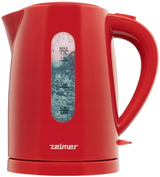 Пластиковый электрочайник Zelmer ZCK7616R 82315 фото