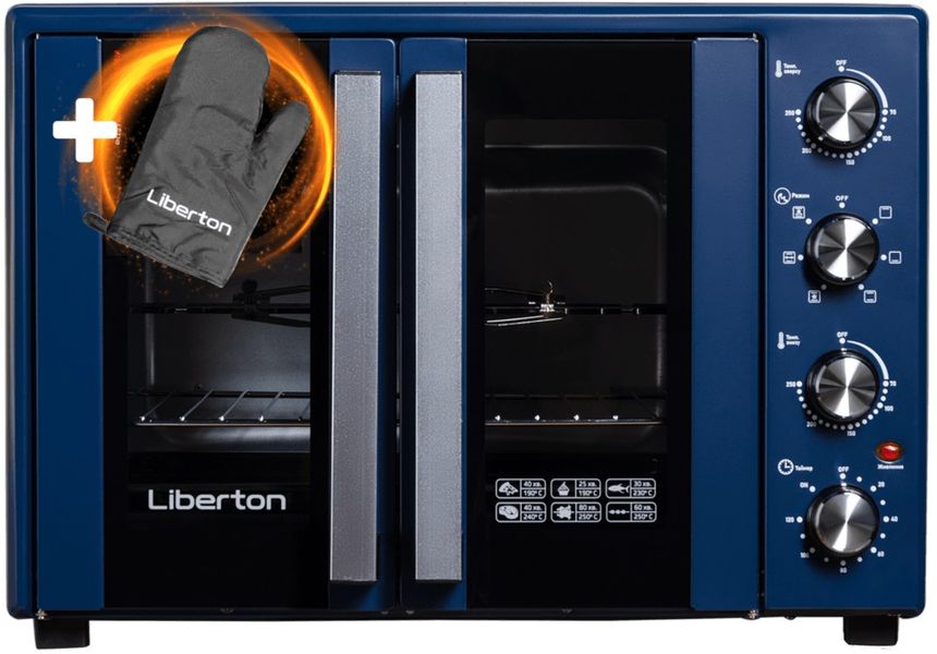 Электрическая печь Liberton LEO-600 Dark Blue 84316 фото