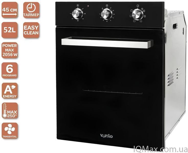 Духовой шкаф электрический Ventolux SOHO 6 MT (BK) 84952 фото