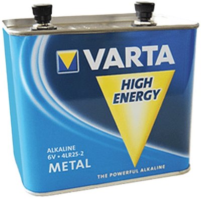 Батарейка Varta High Energy 4LR25-2 к фонарю Work Flex BL40 6V 83628 фото