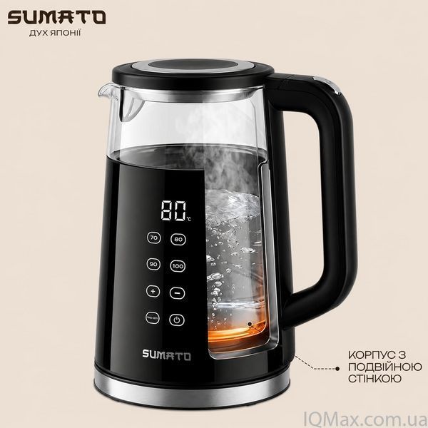Электрочайник с двойными стенками Sumato SU-01EK01 86252 фото